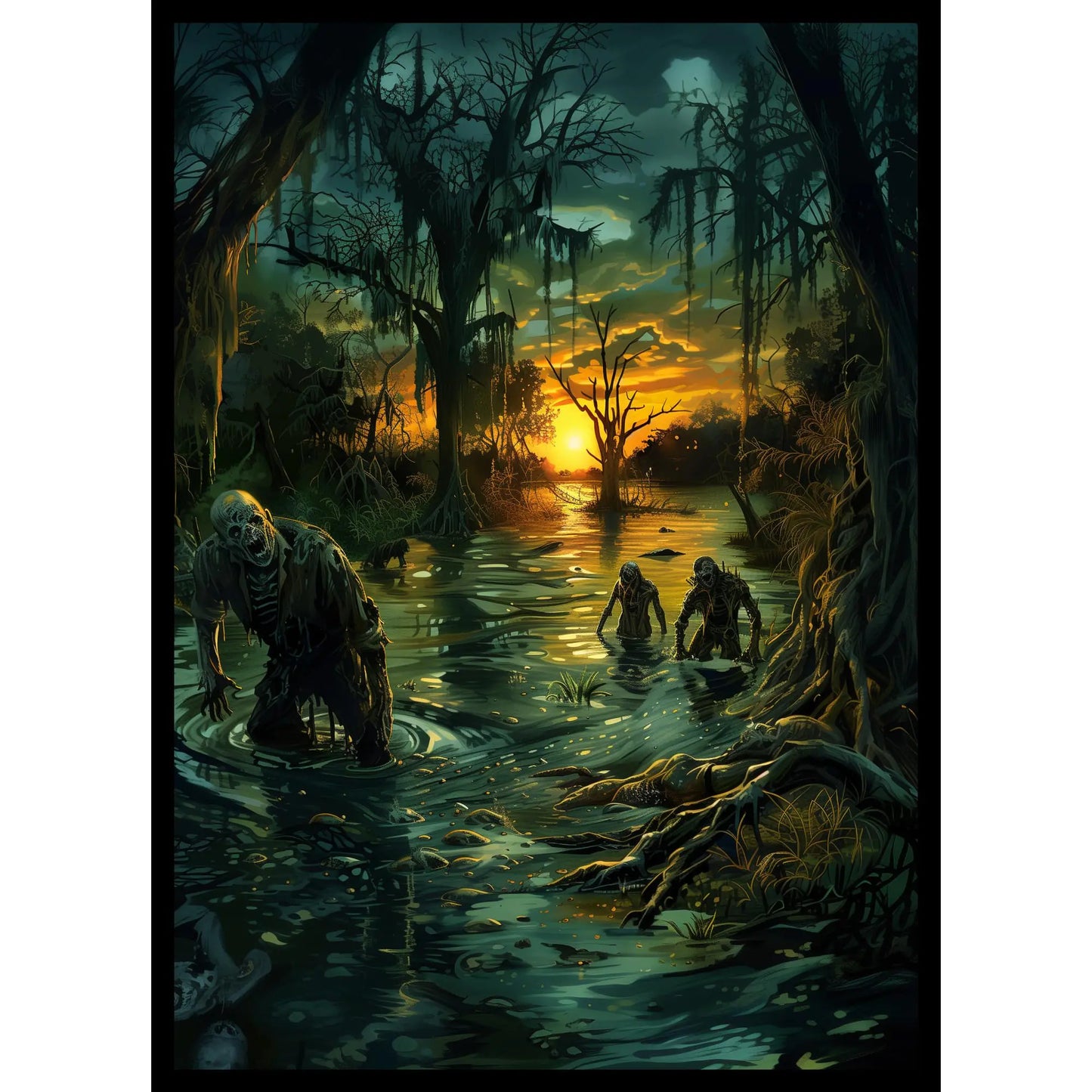 100ct Matte Card Art Sleeves (Zombies)